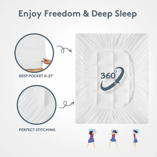 Premium Quilted Mattress Topper